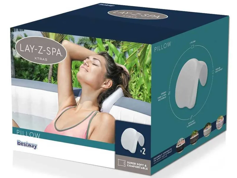 Appuie-tête rigide spa 2 pièces Bestway 60307