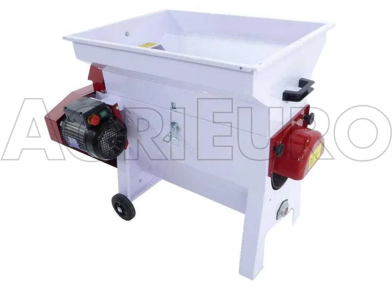 Baesso K30AP - Égrappoir électrique avec pompe centrifuge et tamis en acier inox