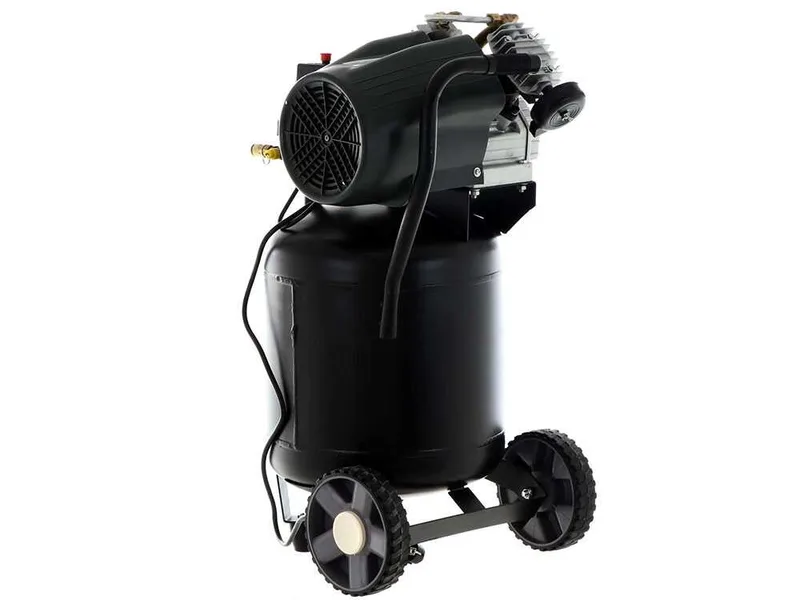 BlackStone V-LBC 50-30V - Compresseur d'air électrique vertical sur chariot - moteur 3 CV - 50 L air comprimé