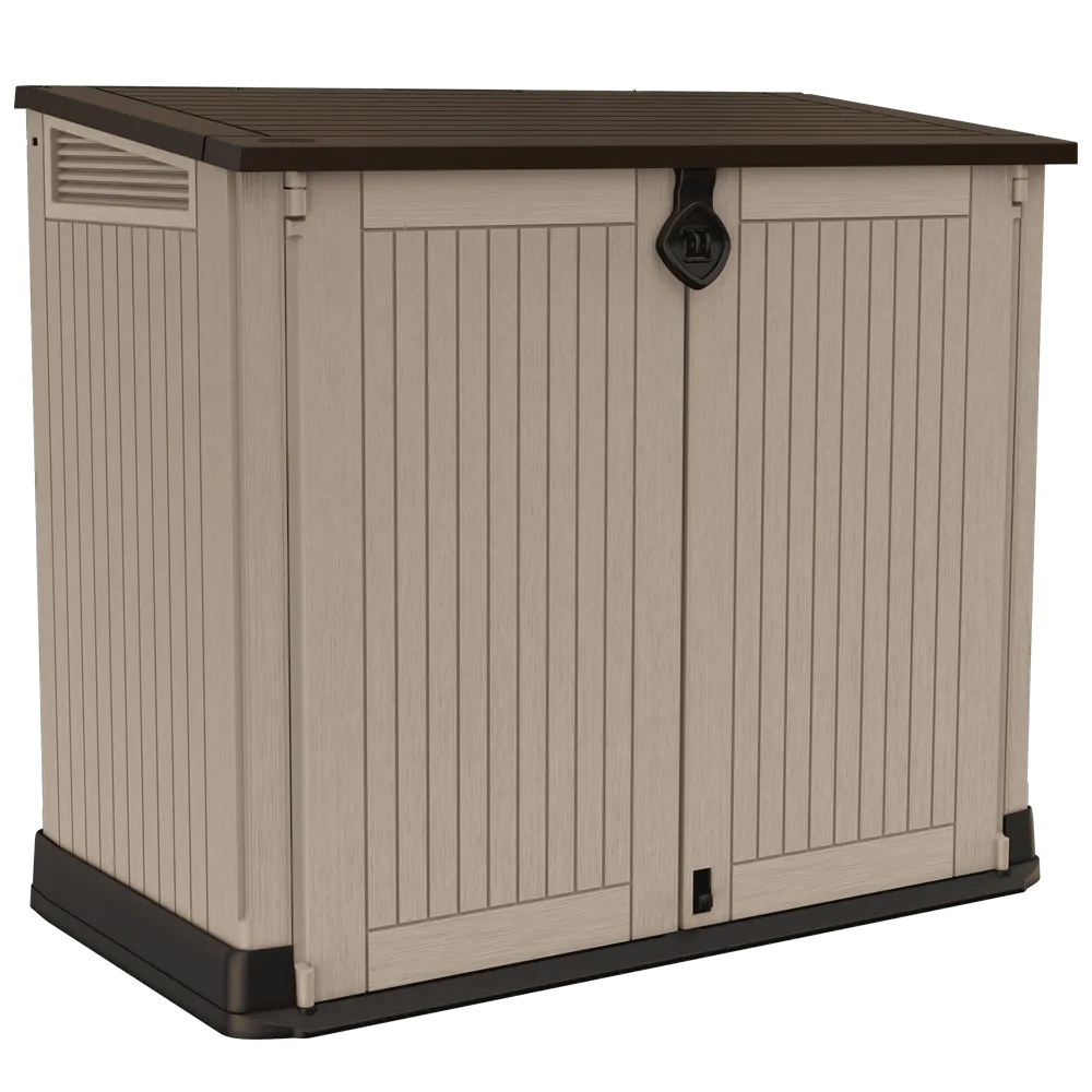 Keter Store it Out Midi beige - Armoire de jardin à outils - 132x71.5x113.5 cm