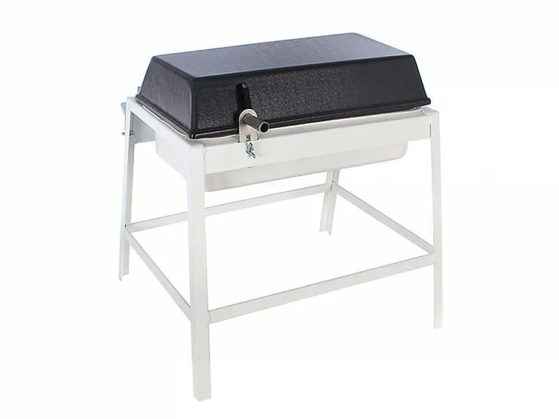 Grifo 4 robinets - Remplisseuse manuelle avec becs inoxydable et réservoir en plastique