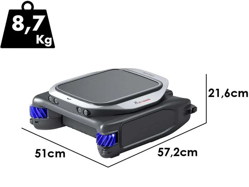 Dreame J1 – Robot nettoyeur de piscine à batterie - Gestion par App - Pour la surface de l'eau uniquement