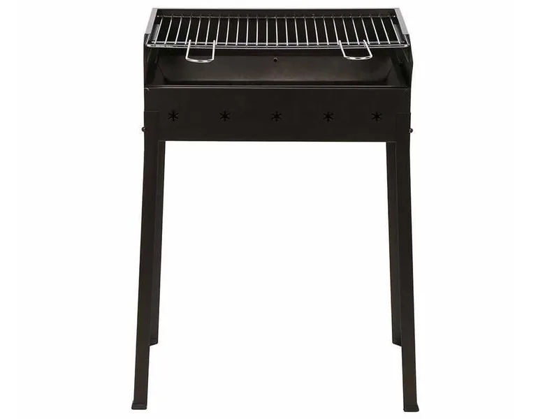 Mille Stella Eco Large - Barbecue à charbon en fer artisanal - 67,5x37 cm