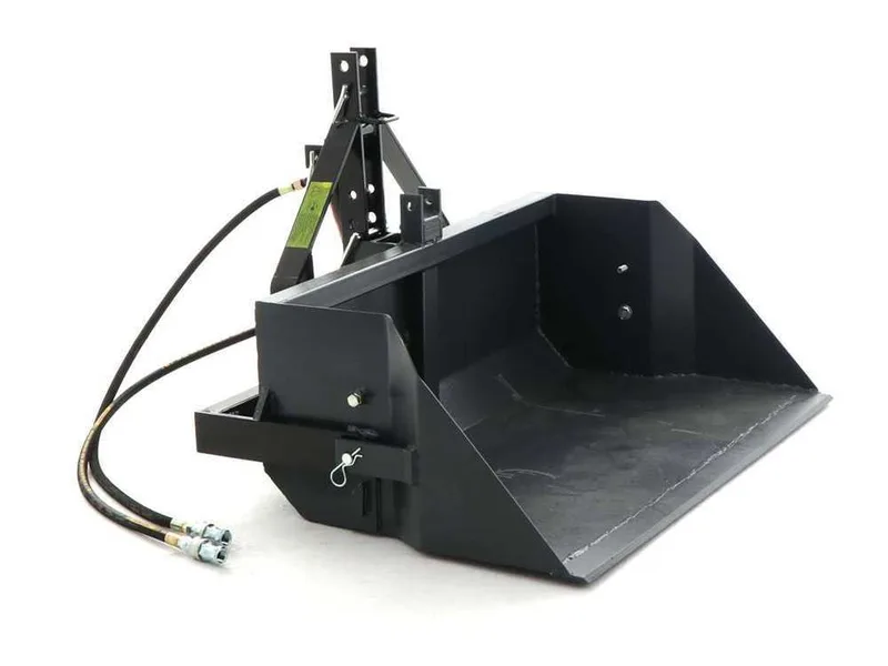 Godet arrière hydraulique pour tracteur BlackStone B-PAL H 100 - de 100 cm - Charge 400Kg