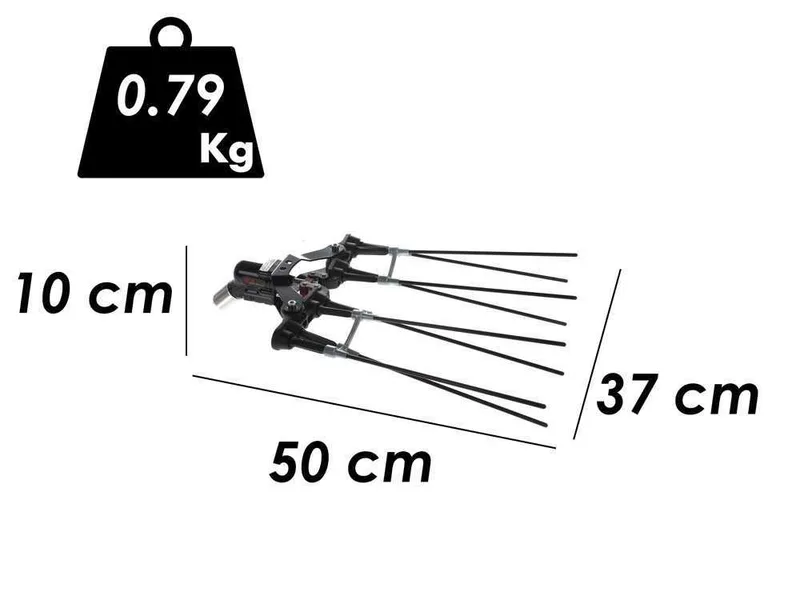 Lisam R8 Carbon - Peigne vibreur pneumatique - secoueur à olives bars - 1700 battements par minutes