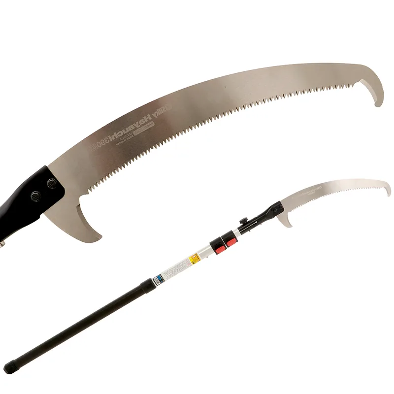 Scie de jardin professionnelle sur perche télescopique en aluminium Silky Hayauchi 2400