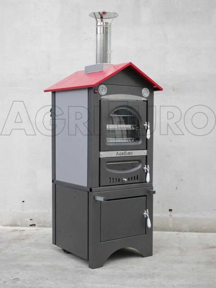 Agrieuro Minimus 50 EXT - Four à bois en acier d'extérieur - Ventilé