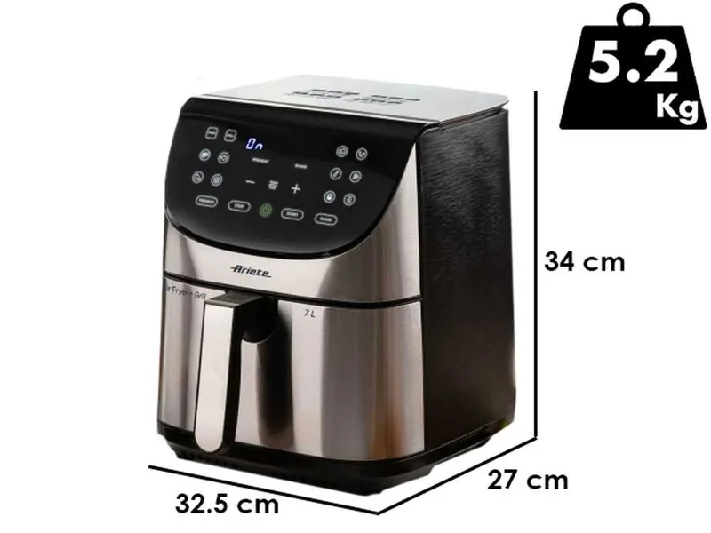Ariete 4628 - Friteuse à air chaud 7 L