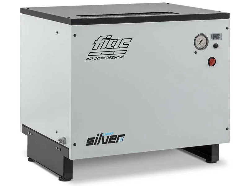 Fiac Light Silver LS 6 10 400/50 CE - Compresseur triphasé à vis silencieux - Moteur 6 CV
