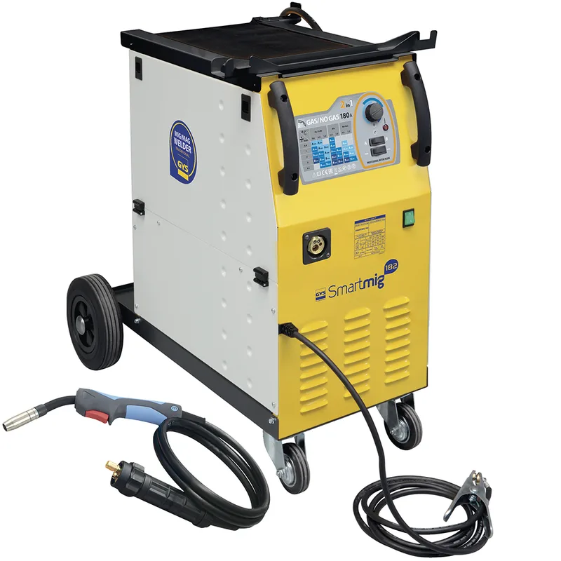 Gys smartmig 182 - Poste à souder traditionnel à transformateur (mig/mag : gaz, no gaz) - à courant continu (DC)