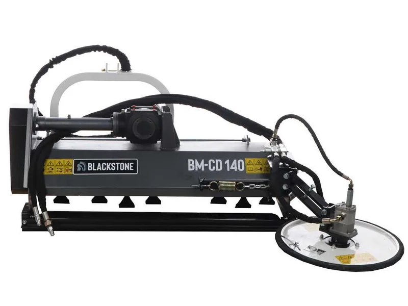 BlackStone BM-CD 140 - Broyeur sur tracteur - Disque interfilaire - Série Médium - Déport hydraulique