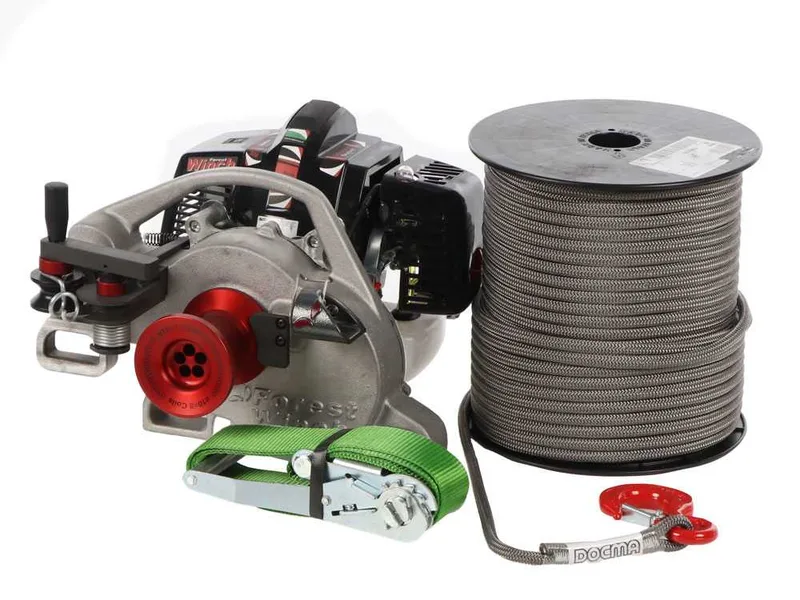 Docma VF105 RED IRON - Treuil forestier moteur Solo HP50E-A - Équipement complet