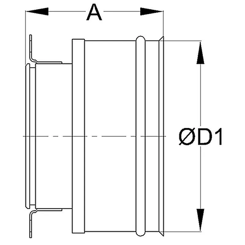 Schiedel Adapter Zugbegrenzer