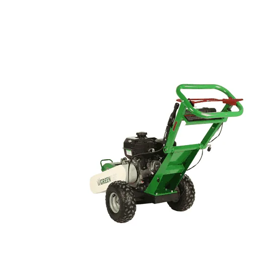 GreenBay Deep BSE-330 - Rogneuse de souches - Moteur B&S XR2100 420 cm3 avec démarrage électrique - Roue de coupe avec 8 fraises en carbure de tungstène