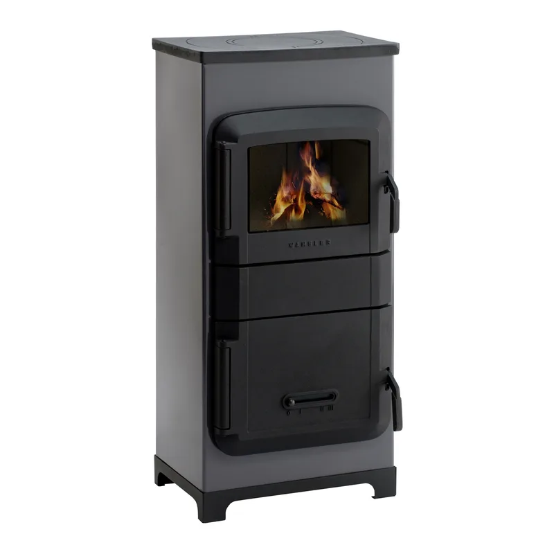 Wamsler chauffage d’appoint RH-8F pierre naturelle avec feu continu/automatique