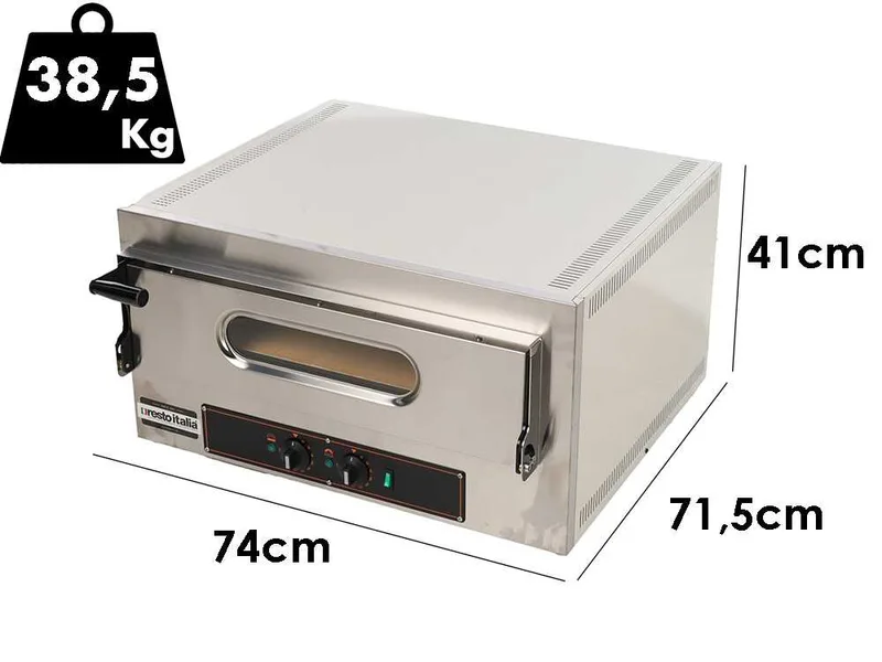 Resto Italia KUBE 1 - Four à pizza électrique - 3200 W