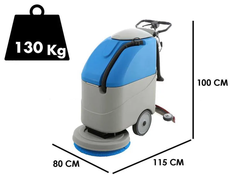 Fiorentini U.T. ECO20B - Autolaveuse à batterie - 3 en 1 : lave, sèche et aspire