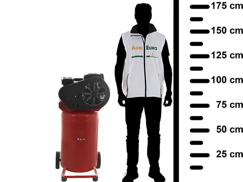 Fini Advanced MK 103-90V-3M - Compresseur d'air électrique monophasé - Moteur 3 CV - 90 L