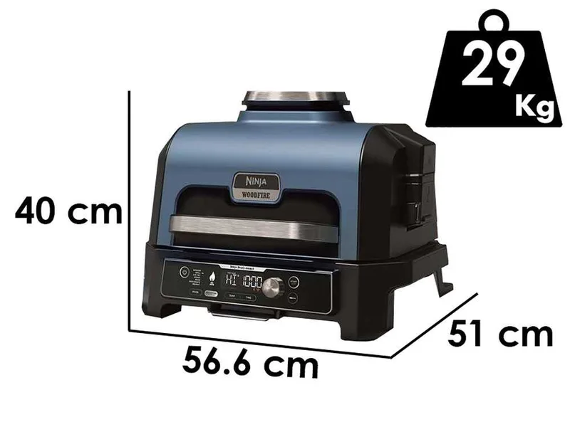 Ninja Woodfire Pro XL OG901EU - Friteuse à air avec fumoir