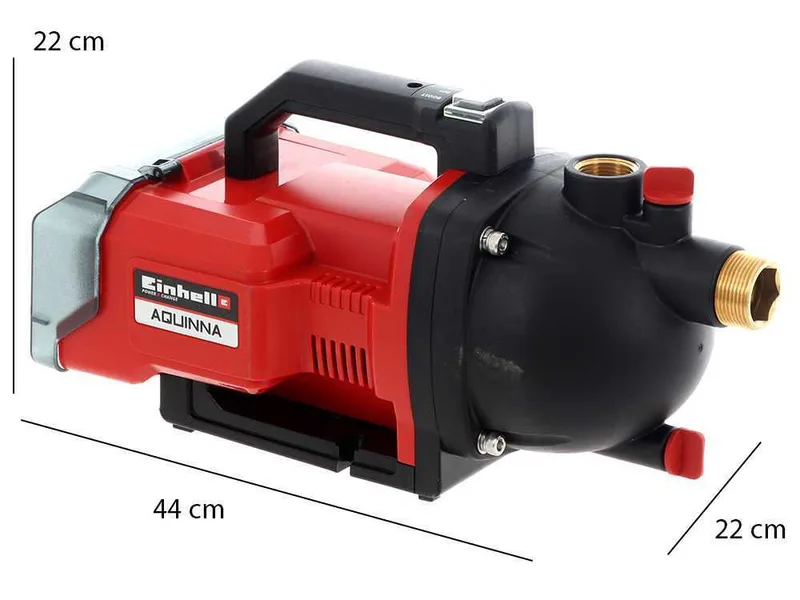 Pompe de surface auto-amorçante à batterie Einhell aquinna - sans batterie