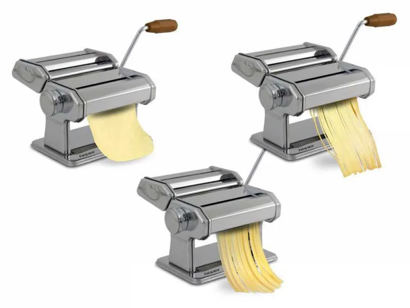 Beper 90.345 - Laminoir - Machine à pâte manuelle en INOX