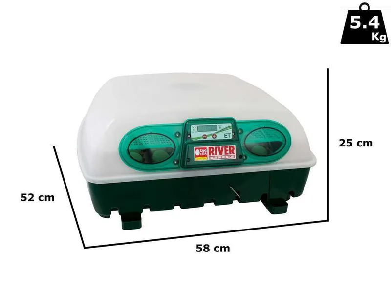 River Systems ET 49 - Couveuse à œufs manuelle - 49 œufs