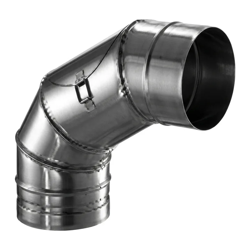 Schiedel Coude PPL 0-90° orientable 1,0 pour PPL Ø 180 mm avec ouverture de révision pour combustibles solides