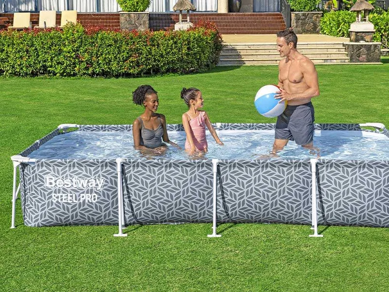Bestway Steel Pro 561FT - 366x201x66 cm - Piscine hors-sol pour 5-6 personnes