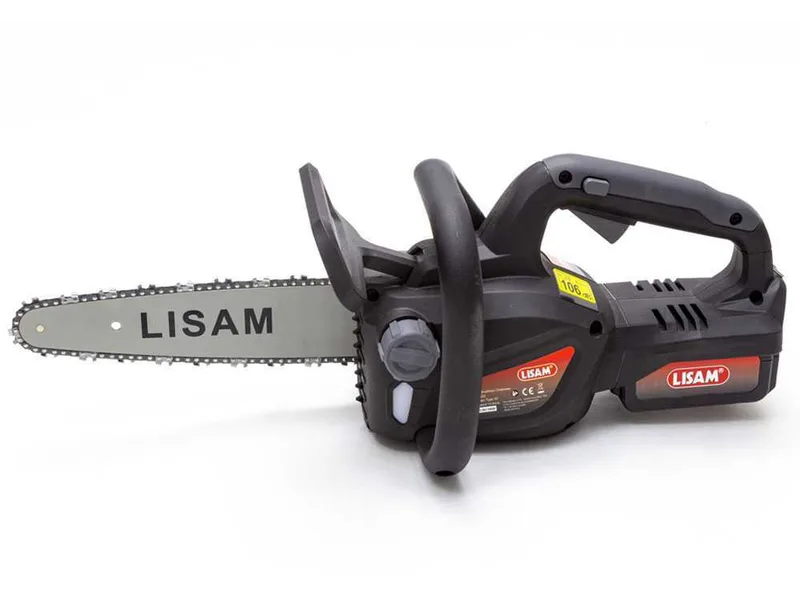 LISAM SG 22 - Tronçonneuse à batterie 2 x 18 V 2 Ah - Guide 25 cm
