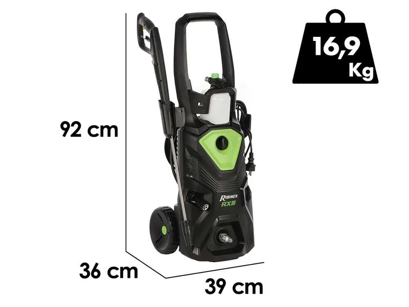 Ribimex RX5 - Nettoyeur haute pression à eau froide - 160 bar max - Débit 460 lt/h