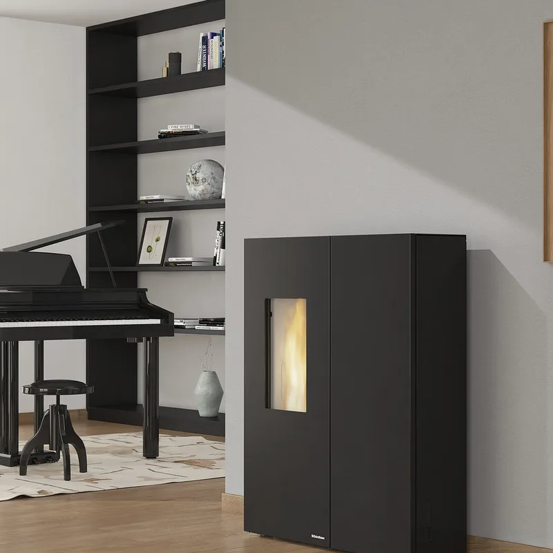 Extraflame sharon PLUS steel - noir poêle à granulés evolution line