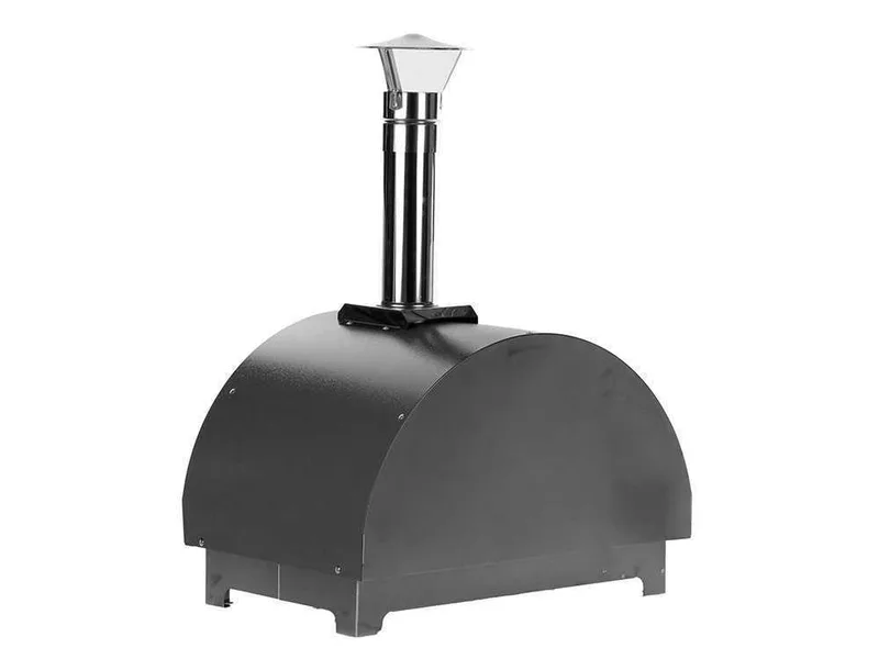AgriEuro Quattro Stagioni - Four à bois d'extérieur pour pizza Anthracite 60x40 - pour 1 pizza
