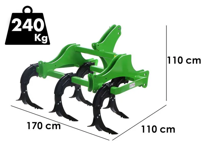Seven Italy - Décompacteur RT5_Compak - 5 Éléments 170 cm