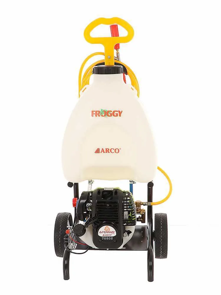 Pompe de pulvérisation thermique ARCO Froggy Super S35 à trolley avec moteur 4 temps