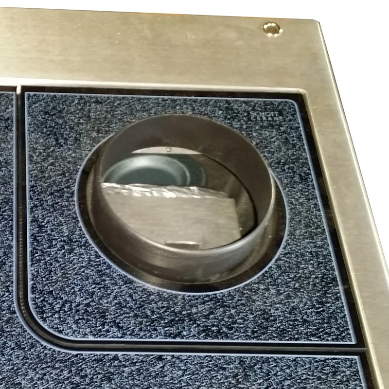 Wamsler K 128 F Cuisinière à bois à gauche anthracite métallisé avec plaque en acier