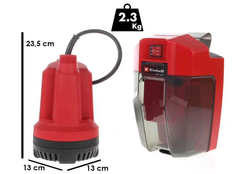 Pompe à eau Einhell ge-sp 18 Li Solo - de batterie