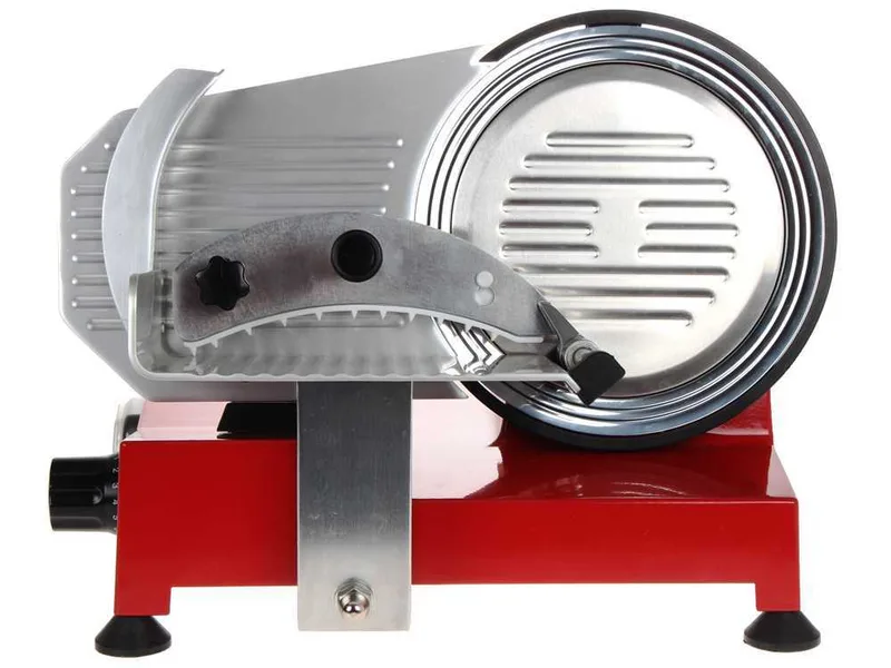 Celme ALFA 220 Rouge - Trancheuse à jambon avec lame en acier 220 mm