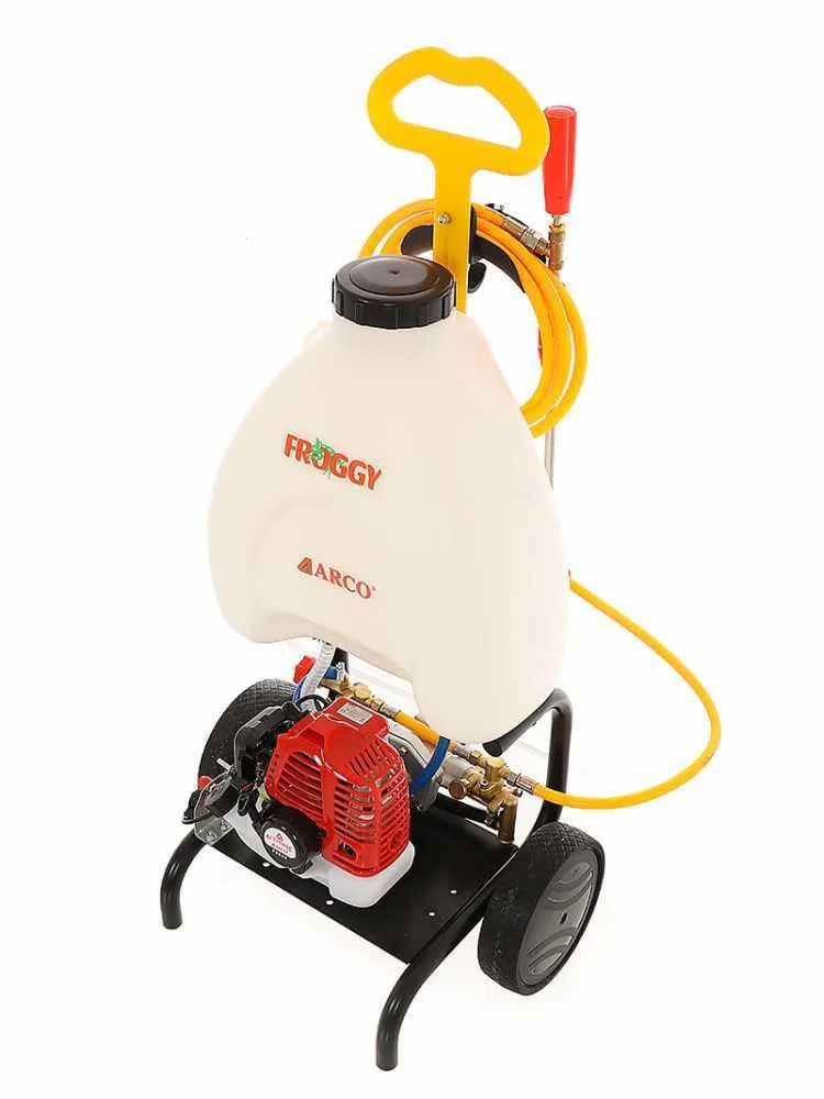 Pompe de pulvérisation thermique ARCO Froggy Super S 25A à trolley avec moteur 2 temps