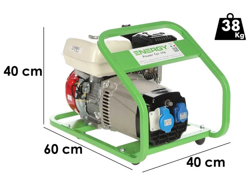 Energy EY-3,6MB - Groupe électrogène 3 kW - Continu 2,7 Monophasé