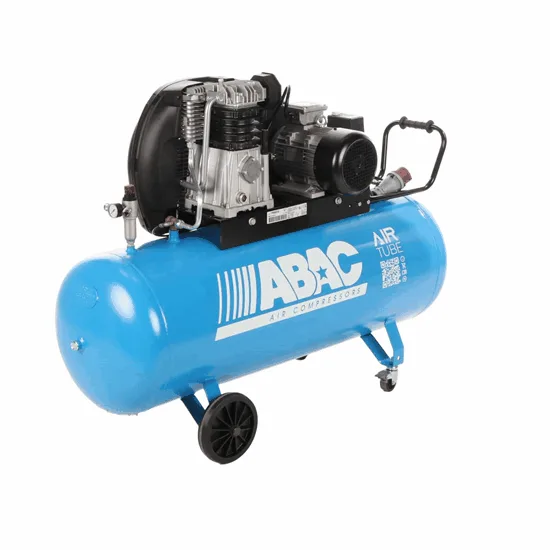 ABAC A49B 200 CT4 - Compresseur d'air électrique triphasé par courroie - Moteur 4 CV - 200 L