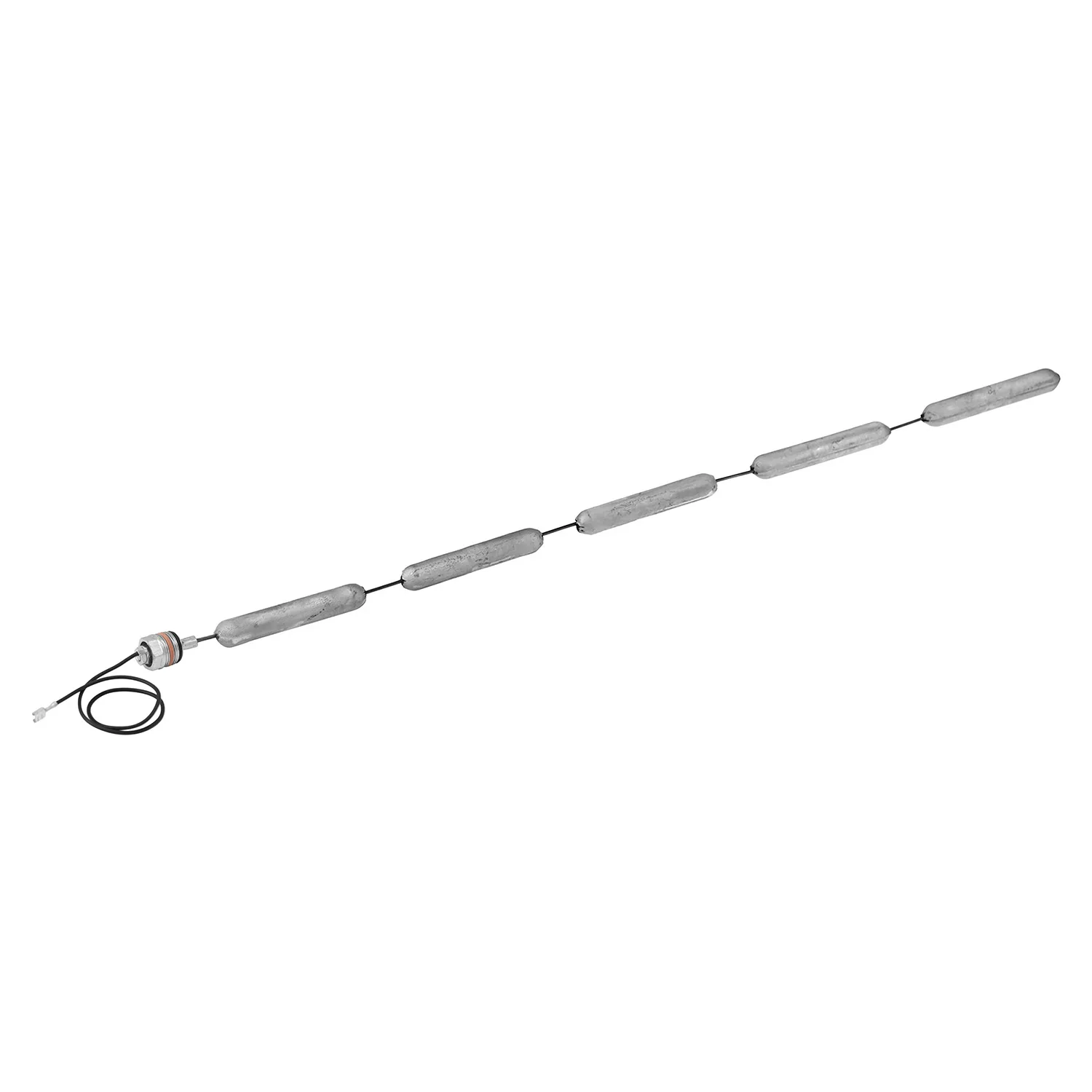 Anode à chaîne 800 mm, 1 1/4 pouce pour réservoir d'eau chaude sanitaire et réservoir combiné, avec câble de masse