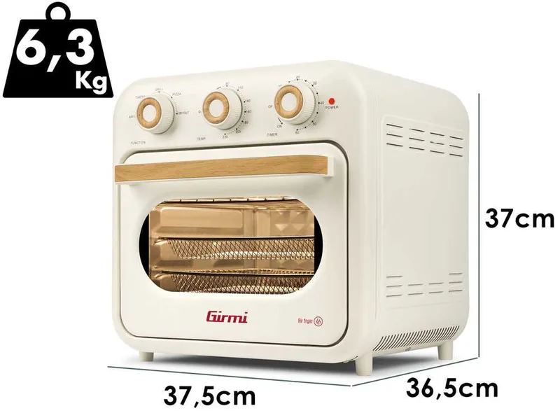 Girmi Ecofrit FG29 - Four électrique - Friteuse sans huile 22 L