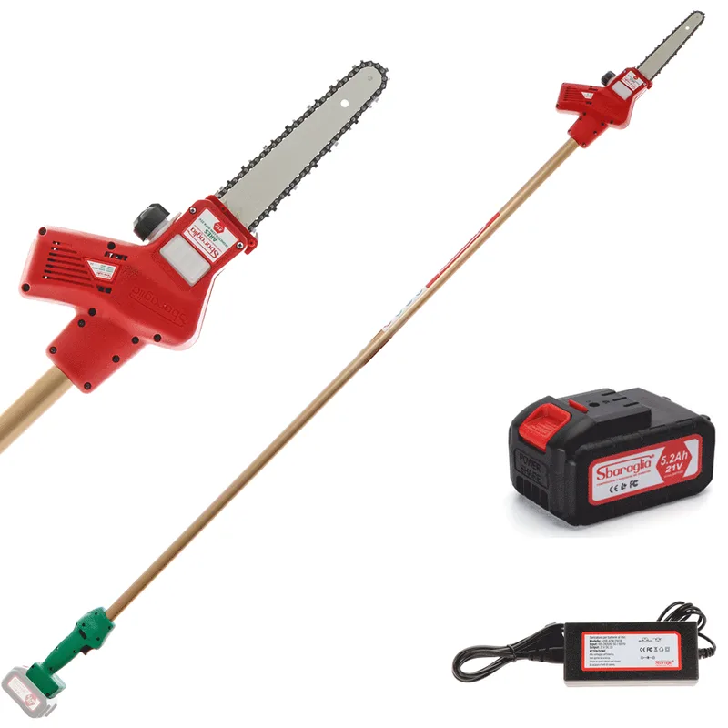 Sbaraglia Ares 21V - Élagueuse à batterie sur perche fixe - 21V/5.2Ah