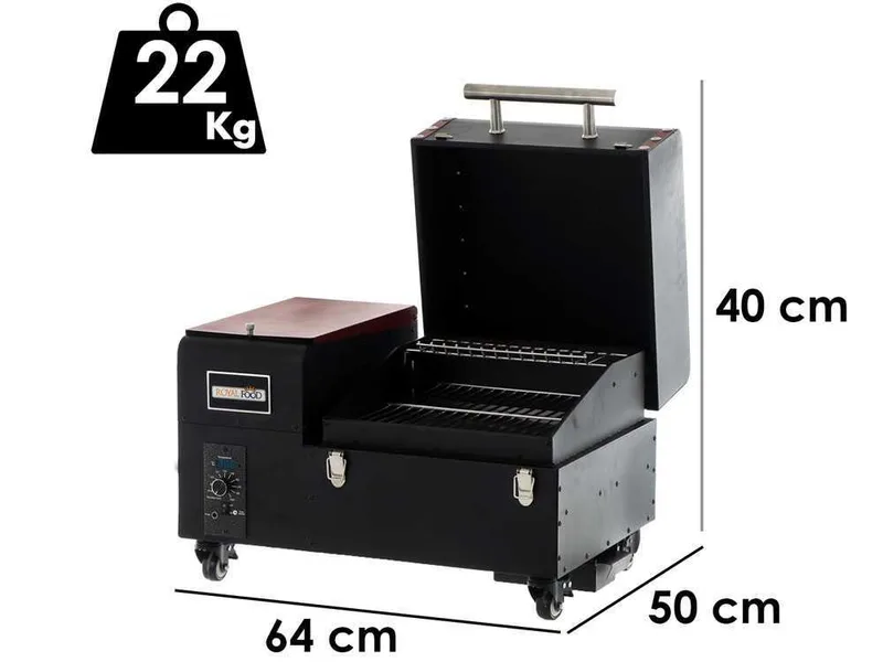 Royal Food Pelletto 140 W - Barbecue à pellets portable
