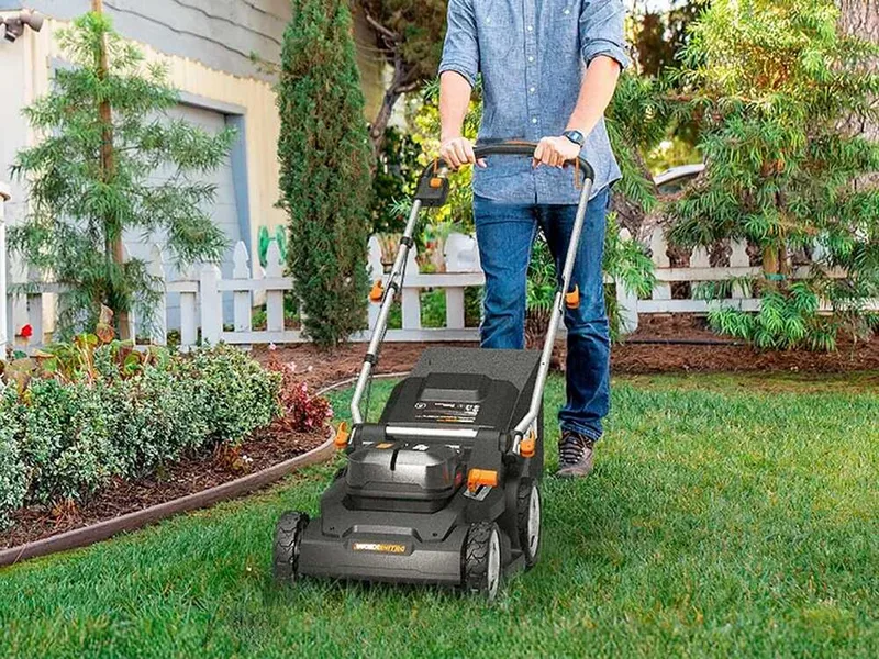 Worx Nitro WG745E - Tondeuse à batterie - 2x20V/4Ah - Coupe 41cm