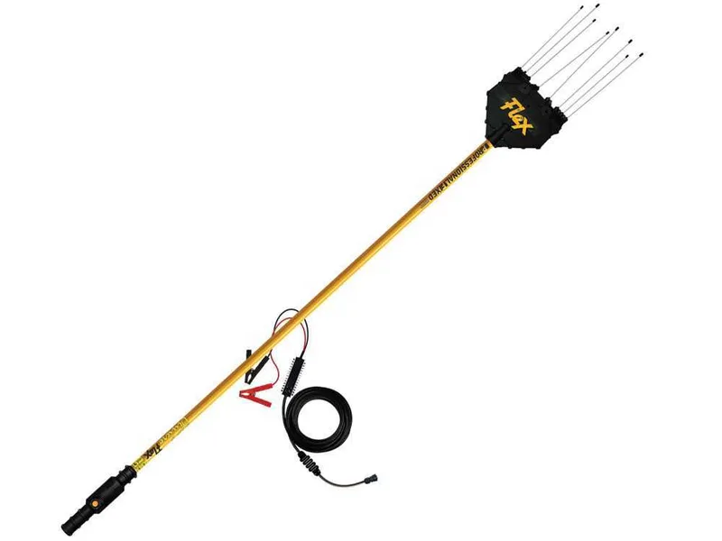 Oliviero Flex PPF Fisso - Peigne vibreur à batterie au lithium - Perche en aluminium fixe 240 cm