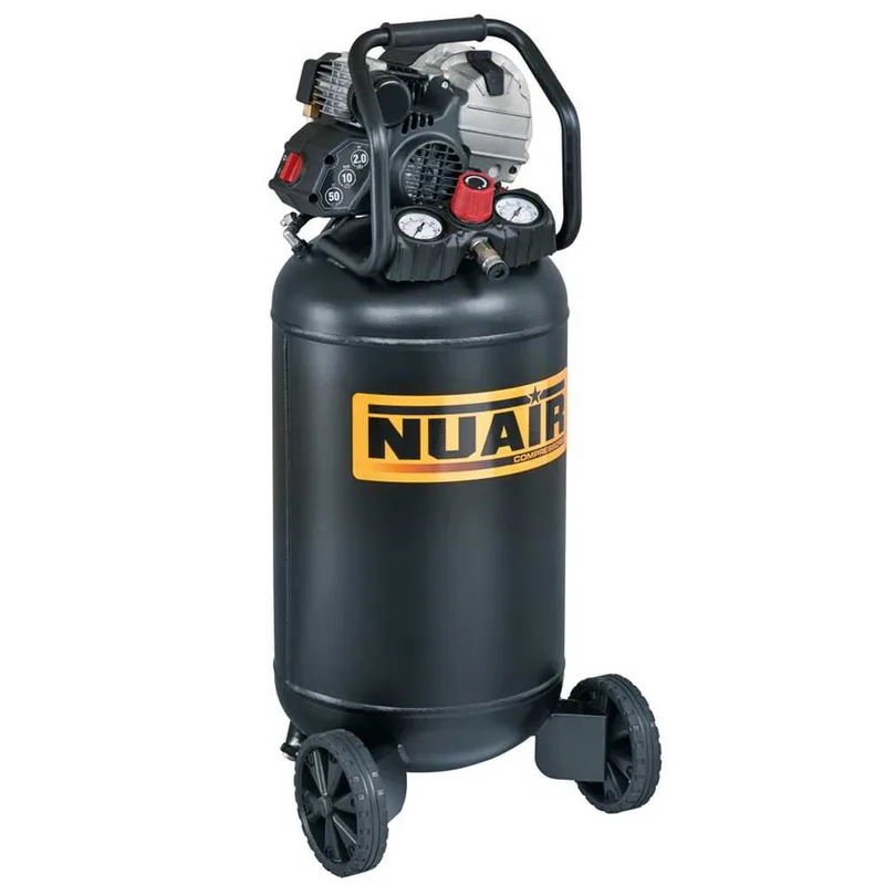 Nuair FU 227/10/50V - Compresseur d'air électrique portatif monophasé - Moteur 2 CV - 50 L