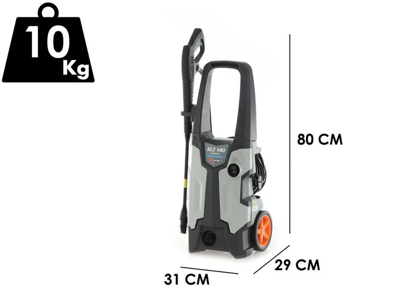 Nettoyeur haute pression à eau froide Comet KLZ 140 Classic - Pression maximale 140 bars