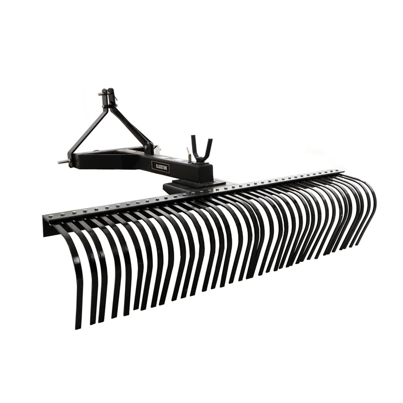 Râteau pour tracteur lourd Blackstone B-HLRK 180 avec raccord à 3 points - Série Heavy Duty