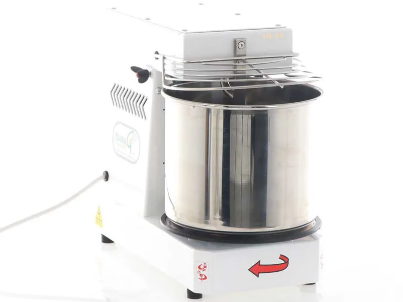 Pétrin à spirale Famag Grilletta IM 8 S 10 vitesses - Haut niveau d'hydratation tête basculante - Capacité de la cuve 8 Kg 11.5L